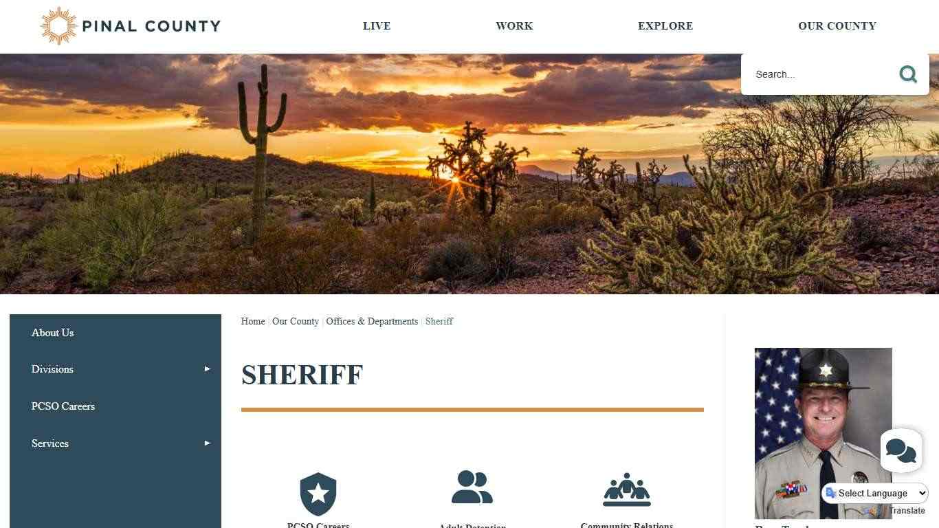 Sheriff | Pinal County, AZ