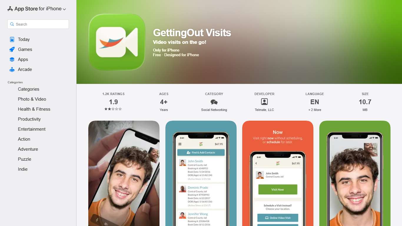‎GettingOut Visits App - App Store